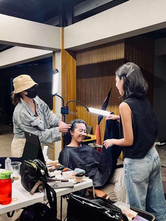 Behind the scenes - Syuting outdoor