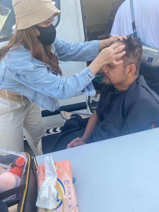 Behind the scenes - Setting kamera